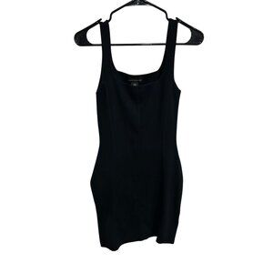 House Of Harlow 1960 Rayon Blend Sleeveless Bodycon Mini Dress Size M Edgy Sleek